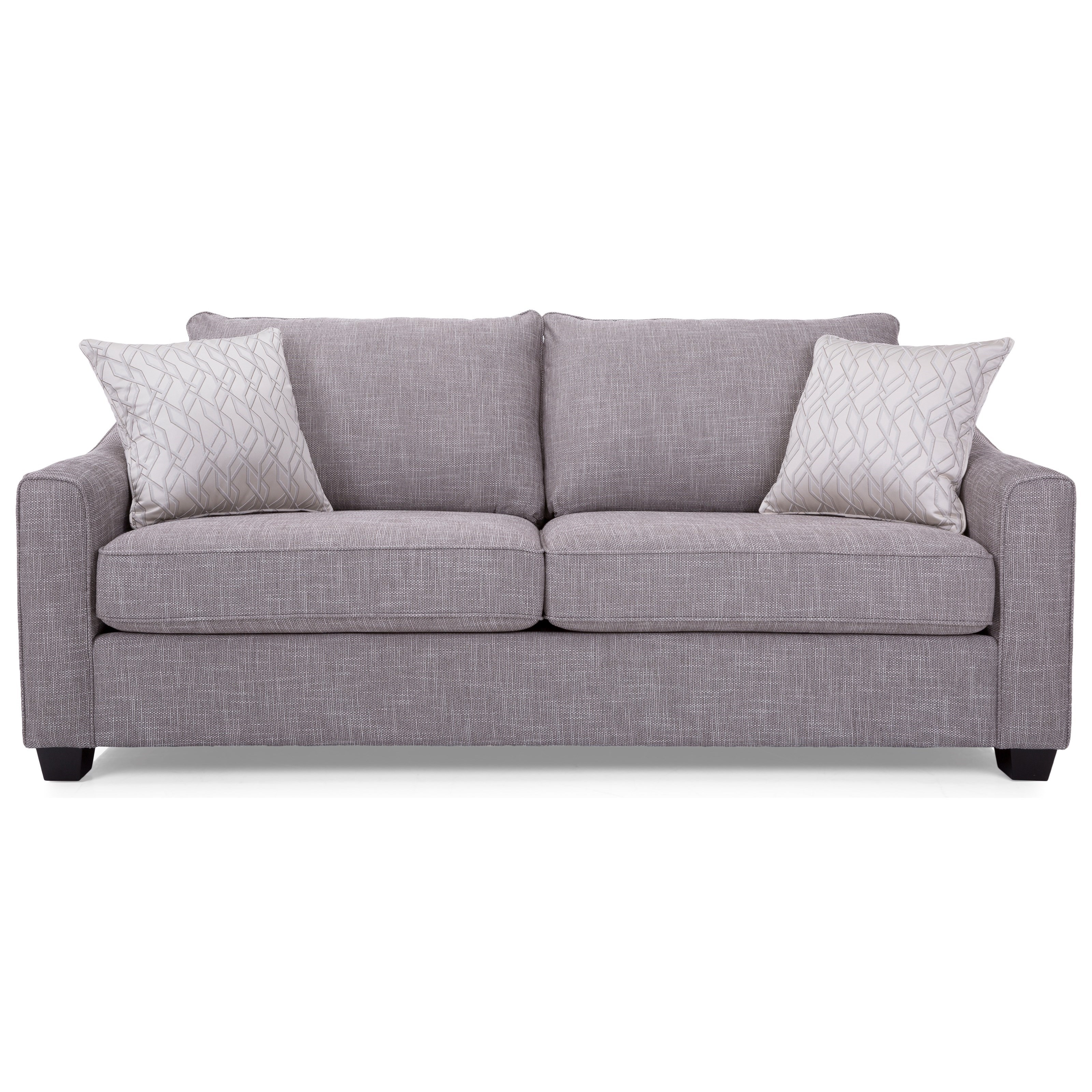 DecorRest 2981 Contemporary Sofa with Wood Feet Sheely's Furniture